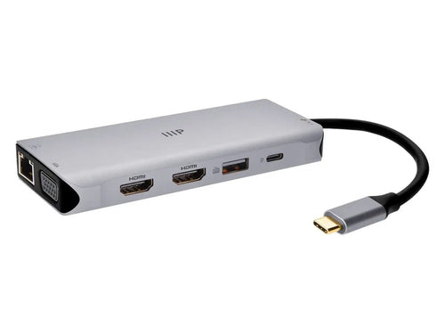 Laptop Dock Monoprice 44466 USB 3.2 Type-C 100W Charging Silver