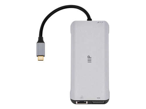 Laptop Dock Monoprice 44466 USB 3.2 Type-C 100W Charging Silver