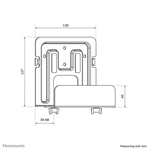 Neomounts AWL-450BL TV mount accessory