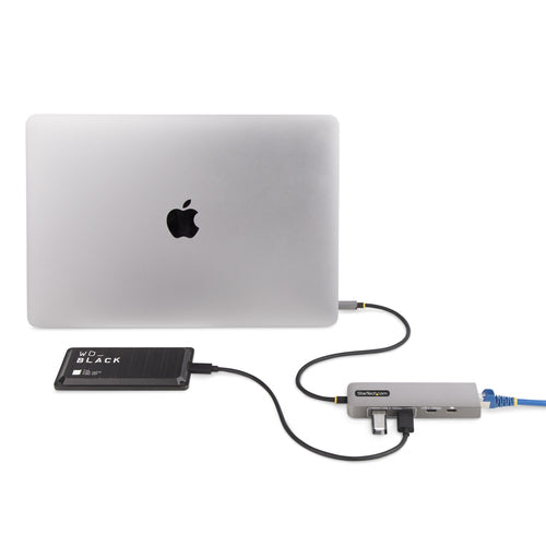 USB-C Hub StarTech 10G2A1C25EPD 10Gbps Data Transfer 2x USB-A 2.5 Gbps Ethernet