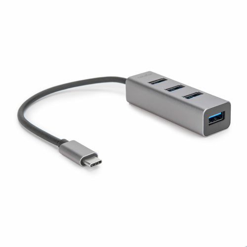 USB Hub Rocstor Y10A228-A1 USB-C 3.0 Aluminium Grey