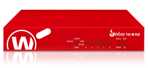 WatchGuard Firebox T45-W-PoE Hardware Firewall 3.94 Gbit/s Throughput