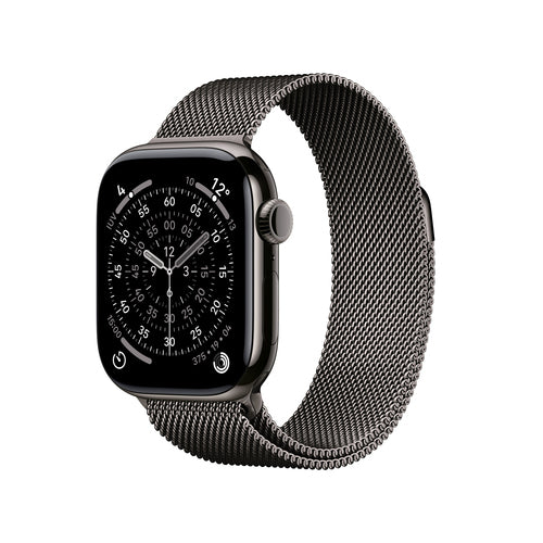 Apple Watch Series 11 GPS + Cellular 42mm Slate Titanium Case 64GB OLED Touchscreen