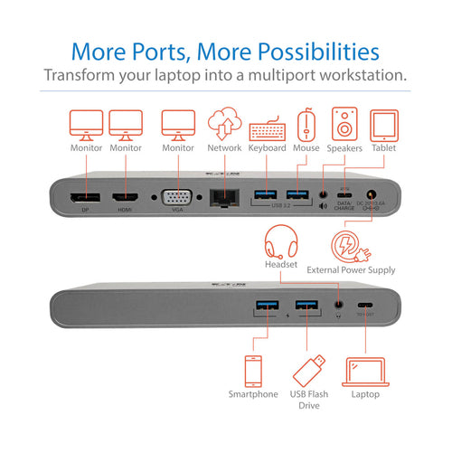 Tripp Lite U442-DOCK4-INT laptop dock/port replicator