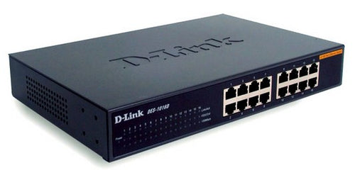 D-Link DES-1016D 16-Port Unmanaged Ethernet Switch Vollduplex