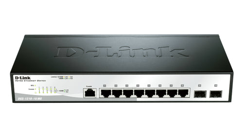 Network Switch D-Link DGS-1210-10 Gigabit Ethernet L2 10-Port Rack Mount 1U