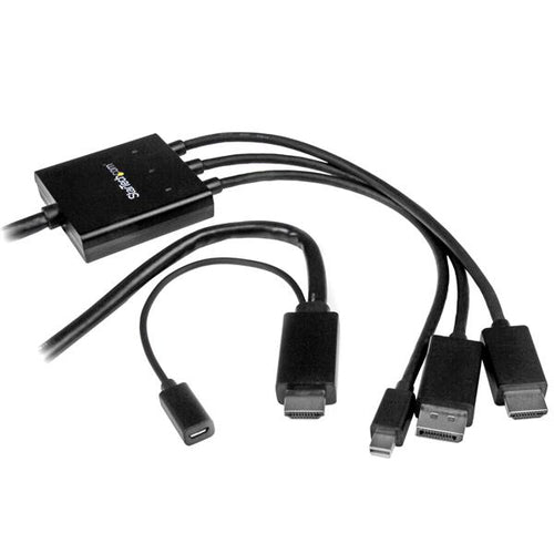 DisplayPort to HDMI Adapter StarTech.com DPMDPHD2HD 2m Male to Male/Female USB Power