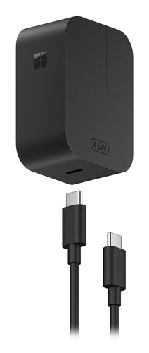 45W USB-C Netzteil Ladegerät für Microsoft Surface - Schwarz