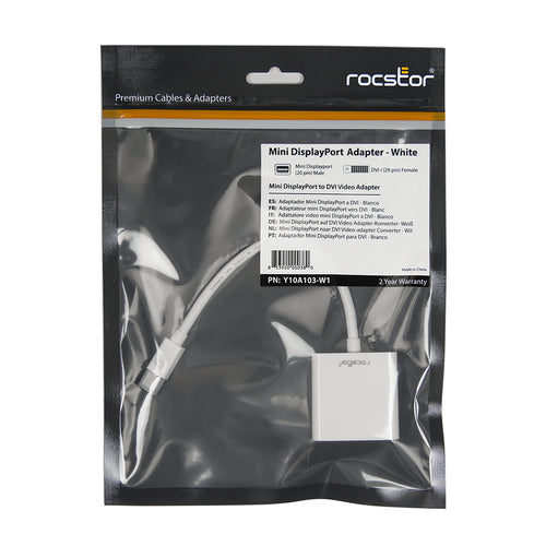 Rocstor 0,15m, Mini DisplayPort/DVI
