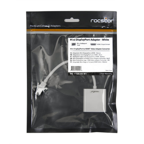 Rocstor 0.15m, Mini DisplayPort/HDMI