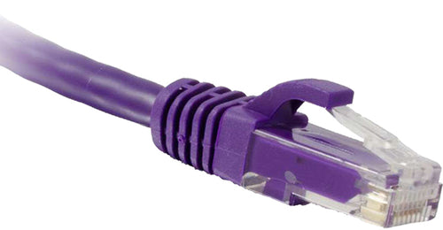 1ft Cat6 Networking Cable - eNet Components RJ-45 Purple