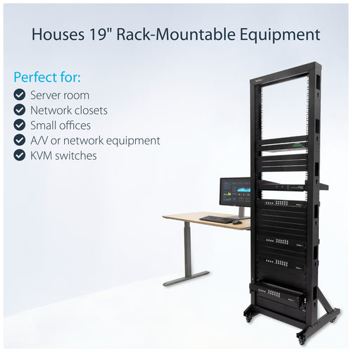StarTech.com 2POSTRACK42 rack cabinet