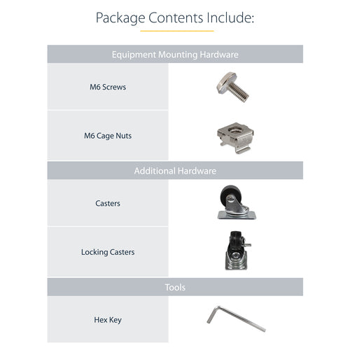 StarTech.com 2POSTRACK42 rack cabinet