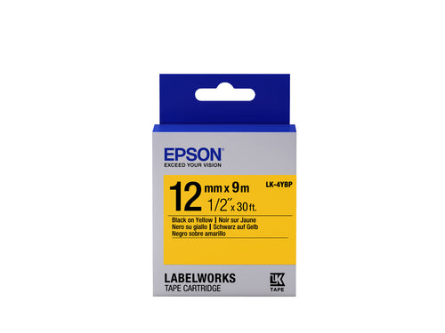 Epson LK-4YBP label-making tape