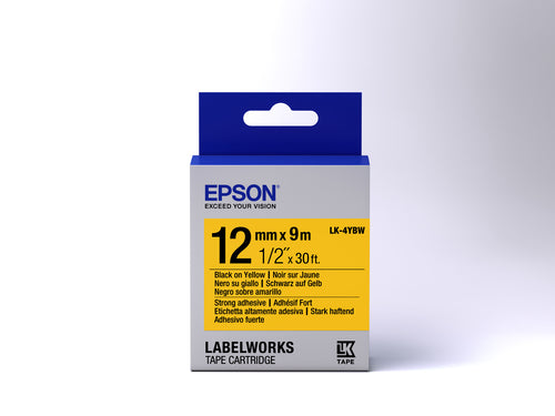 Epson LK-4YBW label-making tape