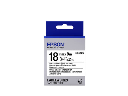 Epson LK-5WBW label-making tape