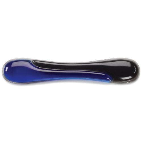 Kensington K62397AM Gel-Handgelenkauflage – Ergonomische Unterstützung für Komfort – Schwarz & Blau