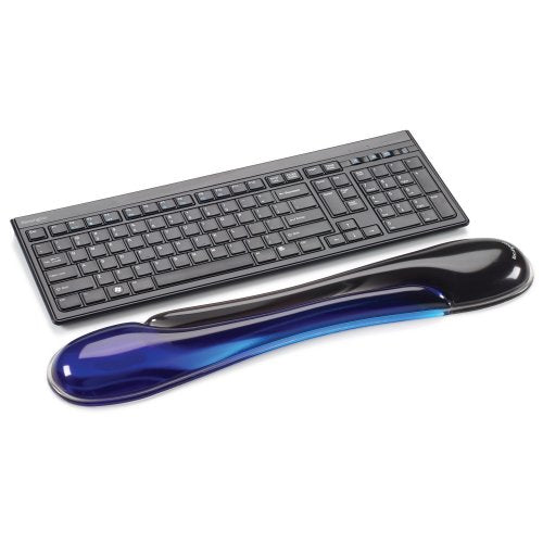 Kensington K62397AM Gel-Handgelenkauflage – Ergonomische Unterstützung für Komfort – Schwarz & Blau