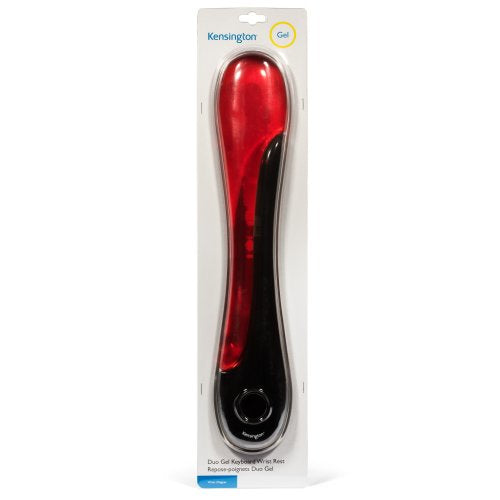Gel-Handballenauflage für Tastatur, Schwarz-Rot, 574,8 mm lang, komfortable Unterstützung