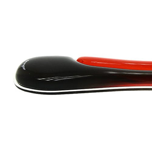 Gel-Handballenauflage für Tastatur, Schwarz-Rot, 574,8 mm lang, komfortable Unterstützung