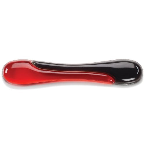 Gel-Handballenauflage für Tastatur, Schwarz-Rot, 574,8 mm lang, komfortable Unterstützung