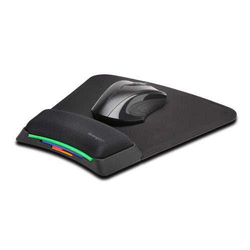 Kensington SmartFit Black Monochromatic Wrist Rest Comfortable Support