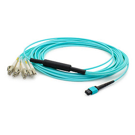 AddOn Networks 5m, MPO/4xLC InfiniBand/fibre optic cable