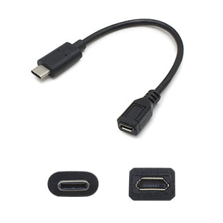 AddOn Networks USB 3.1 (C) - Micro-USB 2.0, 0.17m USB cable