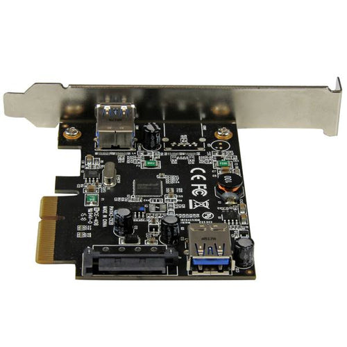2-Port USB 3.1 PCIe Card USB-A External Internal Adapter