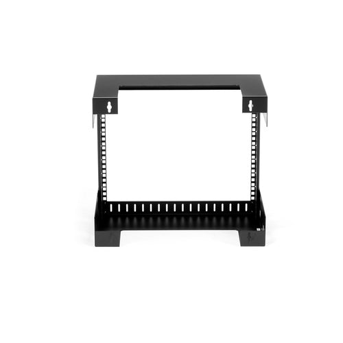 StarTech 8U Wall Mount Network Rack RK812WALLO - 12" Deep - Black - Space-Saving Storage