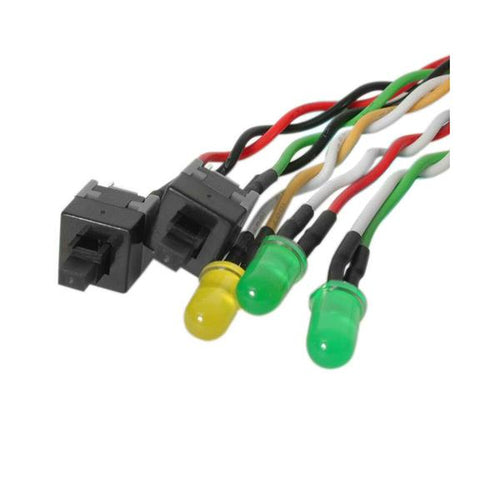 ATX Front Bezel Replacement Power Reset LED Wire Kit 0.508m StarTech.com