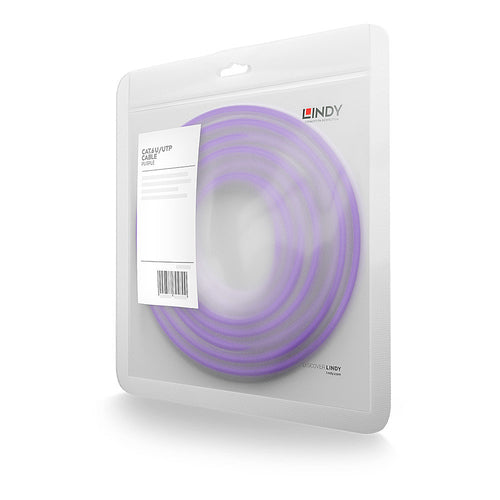 Cat6 U/UTP Networking Cable 1m Purple RJ-45 High-Speed