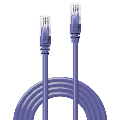 Cat6 U/UTP Networking Cable 1m Purple RJ-45 High-Speed