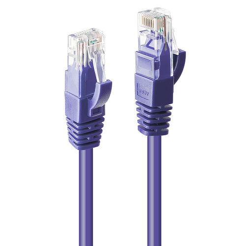 Cat6 U/UTP Networking Cable 1m Purple RJ-45 High-Speed