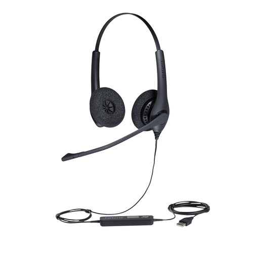Wired Headset Jabra Biz 1500 Duo USB 20-6800 Hz Lightweight Office Call Center