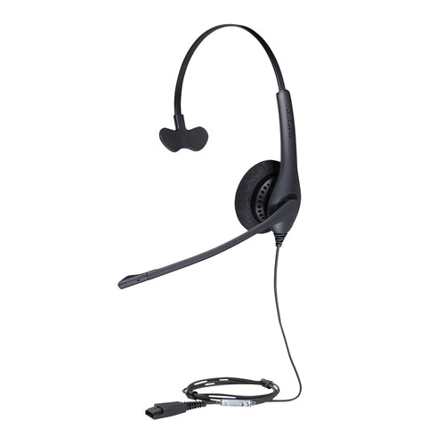 Wired Mono Headset Jabra Biz 1500 Light Weight 88g for Office or Call Center