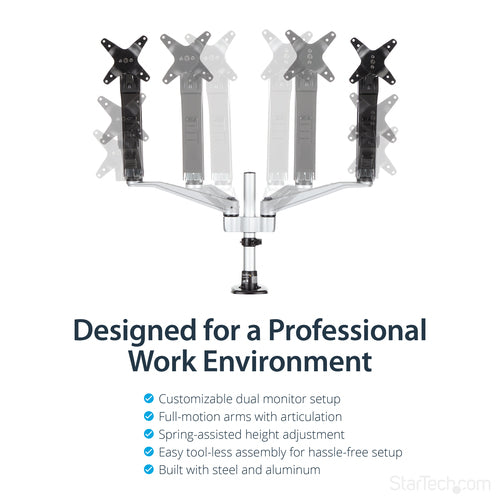 StarTech.com ARMDUAL30 monitor mount / stand