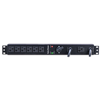 Stromverteilungseinheit 1HE CyberPower MBP20A6 6 AC-Ausgänge NEMA 5-20R Stahl Schwarz