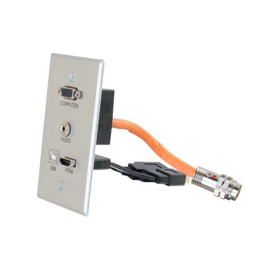 Adapter C2G RapidRun HDMI VGA 3.5mm USB-B USB-A Aluminium