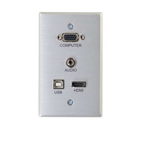 Adapter C2G RapidRun HDMI VGA 3.5mm USB-B USB-A Aluminium