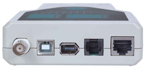 Intellinet 780094 5-in-1 Kabeltester - RJ45, RJ11, USB, BNC, IEEE-1394