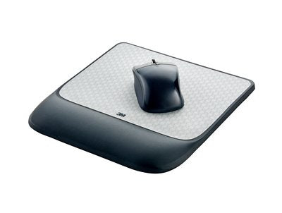 3M Precise Gel Wrist Rest - Ergonomic Black and White Support