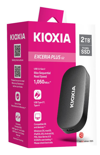 Kioxia EXCERIA PLUS G2 Portable SSD 512G