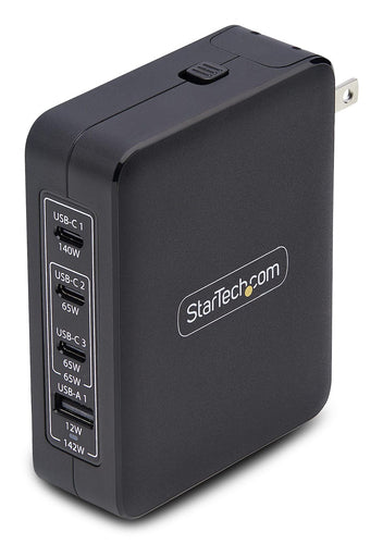 140W USB-C Wandladegerät PD 3.1 GaN Netzteil 4 Anschlüsse