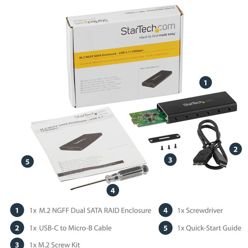 StarTech.com SM21BMU31C3 storage drive enclosure