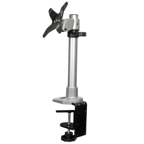 StarTech.com BNDSTSPIVOT Multimediawagen mit Sitz-/Stehfunktion – 12" schwarze Arbeitsstation aus Stahl und Holz