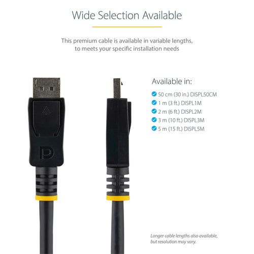 StarTech.com DISPL3M DisplayPort cable