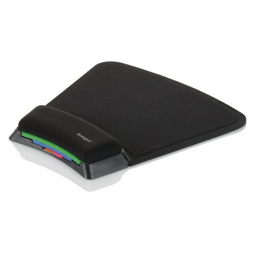 Kensington SmartFit Black Monochromatic Wrist Rest Comfortable Support