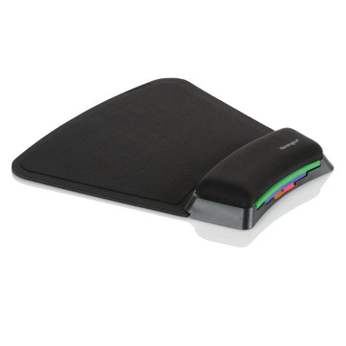 Kensington SmartFit Black Monochromatic Wrist Rest Comfortable Support