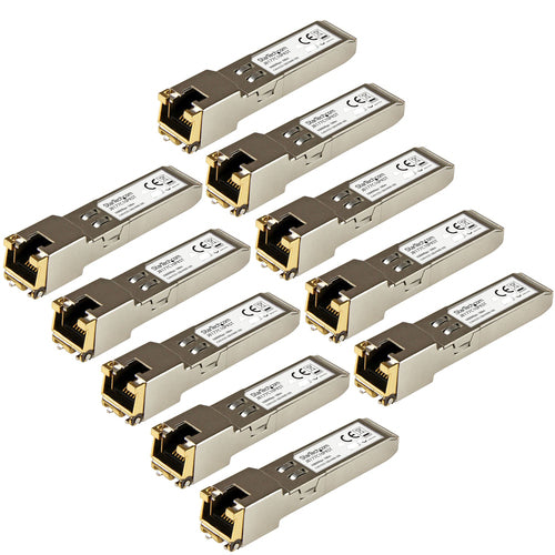 StarTech.com J8177C SFP Transceiver Modul - 1000BASE-T - 10er-Pack - Ethernet